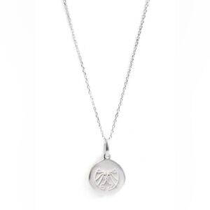 Anzie Gemini Zodiac Pendant Necklace Sterling Silver New Retails $176‎